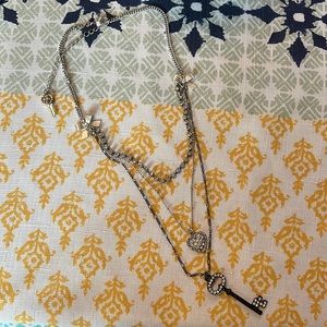 Betsey Johnson 3 Layer Necklace